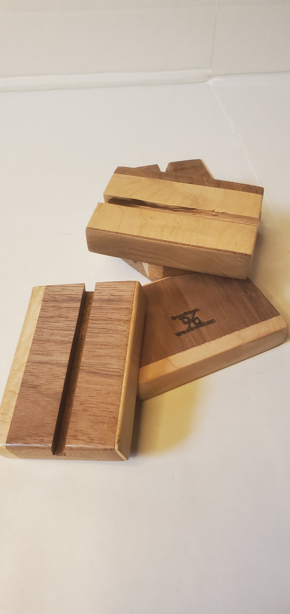 Solid Wood Business Card Holder