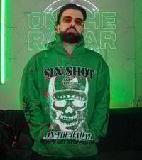 Image 3 of six shot hoodie