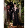 "Valentina" Black Lace Dressing Gown