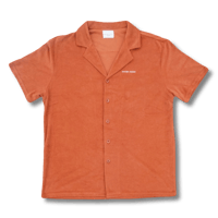 Image 1 of Burnt Orange Terrycloth Shirt