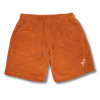 Burnt Orange Terrycloth Shorts