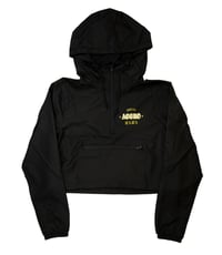 Image 1 of AGGRO BRAND "Rumble" Women's Crop 1/4 Zip Windbreaker