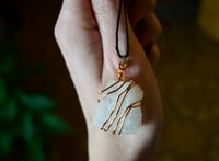 Image 2 of Clear Quartz Crystal Necklace