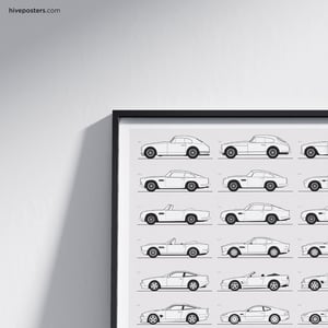 Aston Martin Evolution Poster