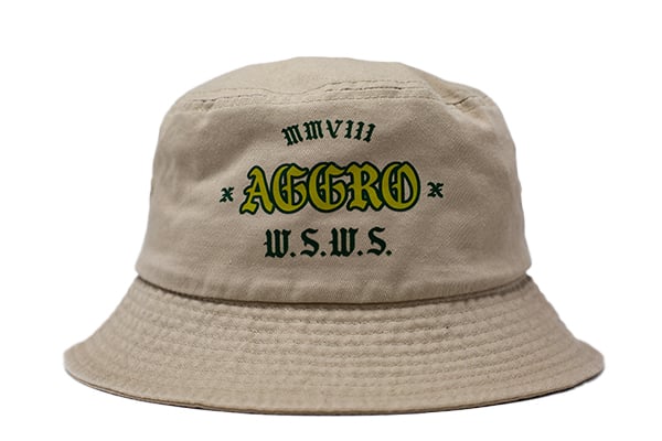 Image of AGGRO BRAND "Rumble" Bucket Hat (Sand)