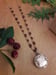Image of 7JH Garnet necklace with gold locket
