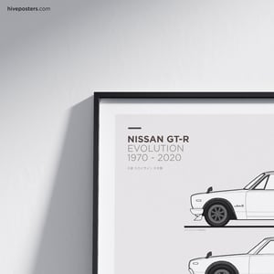 Nissan Skyline GTR Generations Poster