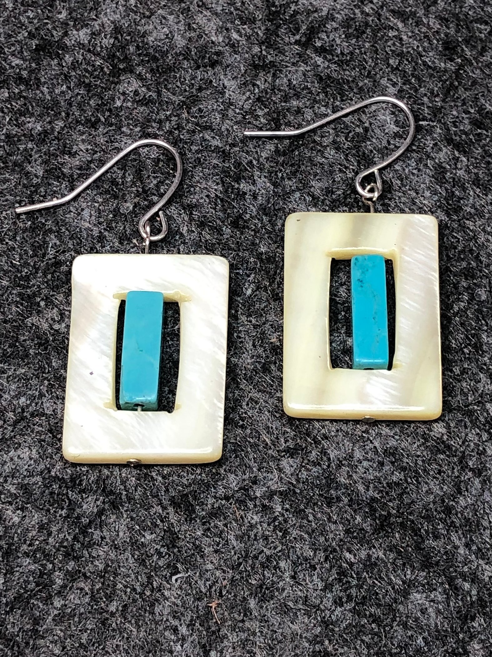 Image of Modern cat eye earrings