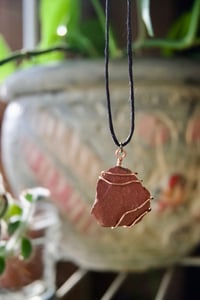 Image 1 of Red Jasper Crystal Necklace