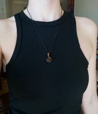 Image 3 of Black Tourmaline Crystal Necklace