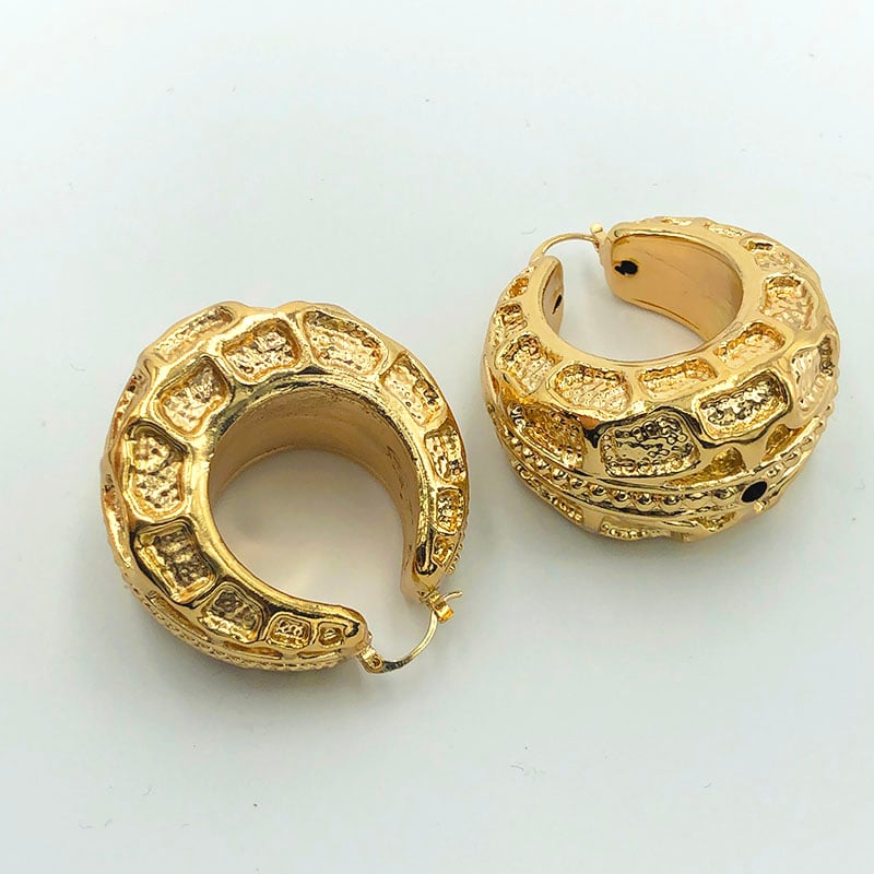 Image of Gold Chunky Hoops