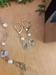 Image of 7JJ Swiss Blue Topaz earrings, in 14K gold