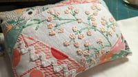 Image 3 of Vintage Peach Flower Pincushion