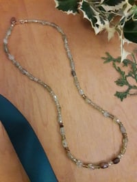 Image 2 of 7JN Earthy Tsavorite Garnet Necklace