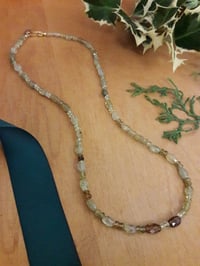 Image 3 of 7JN Earthy Tsavorite Garnet Necklace