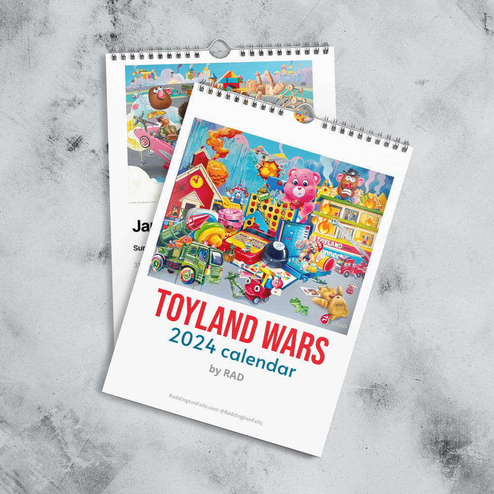 Toyland Wars Wall calendar (2024)