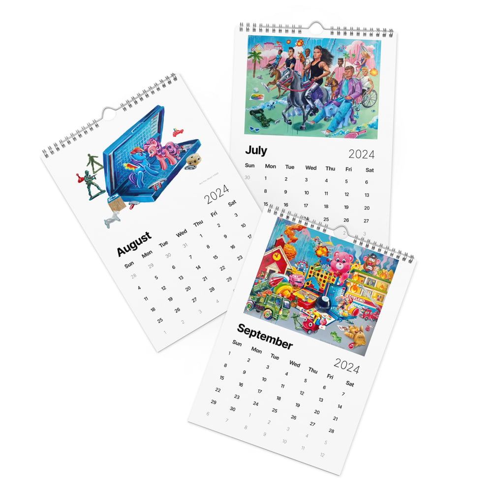 Toyland Wars Wall calendar (2024)