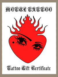 Tattoo Gift Certificate
