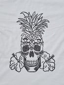 Image 3 of Men's Pineapple Skull Tank Top | Lino Block Print | Limited Edition | Custom Handmade Design
