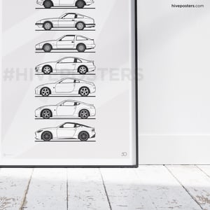 Nissan Z Generations Poster