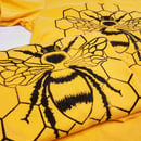Image 2 of Unisex Honeybee T-Shirt | Lino Block Print | Limited Edition | Handmade Shirt Design