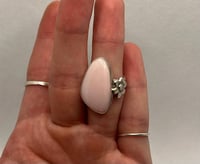 Image 3 of Australian Pink Opal Flower Ring