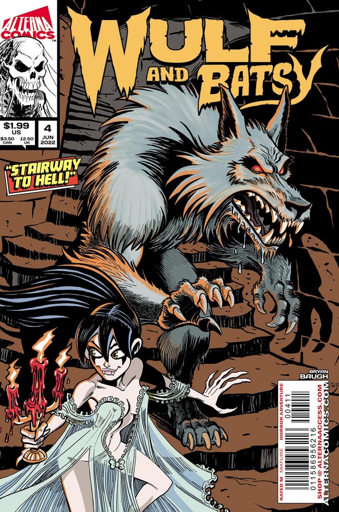 Wulf and Batsy issue 4 | Bryan Baugh's Monster Art and Comics