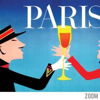 Image 2 of Paris - Pan Am | Aaron Fine - 1963 | Travel Poster | Vintage Poster