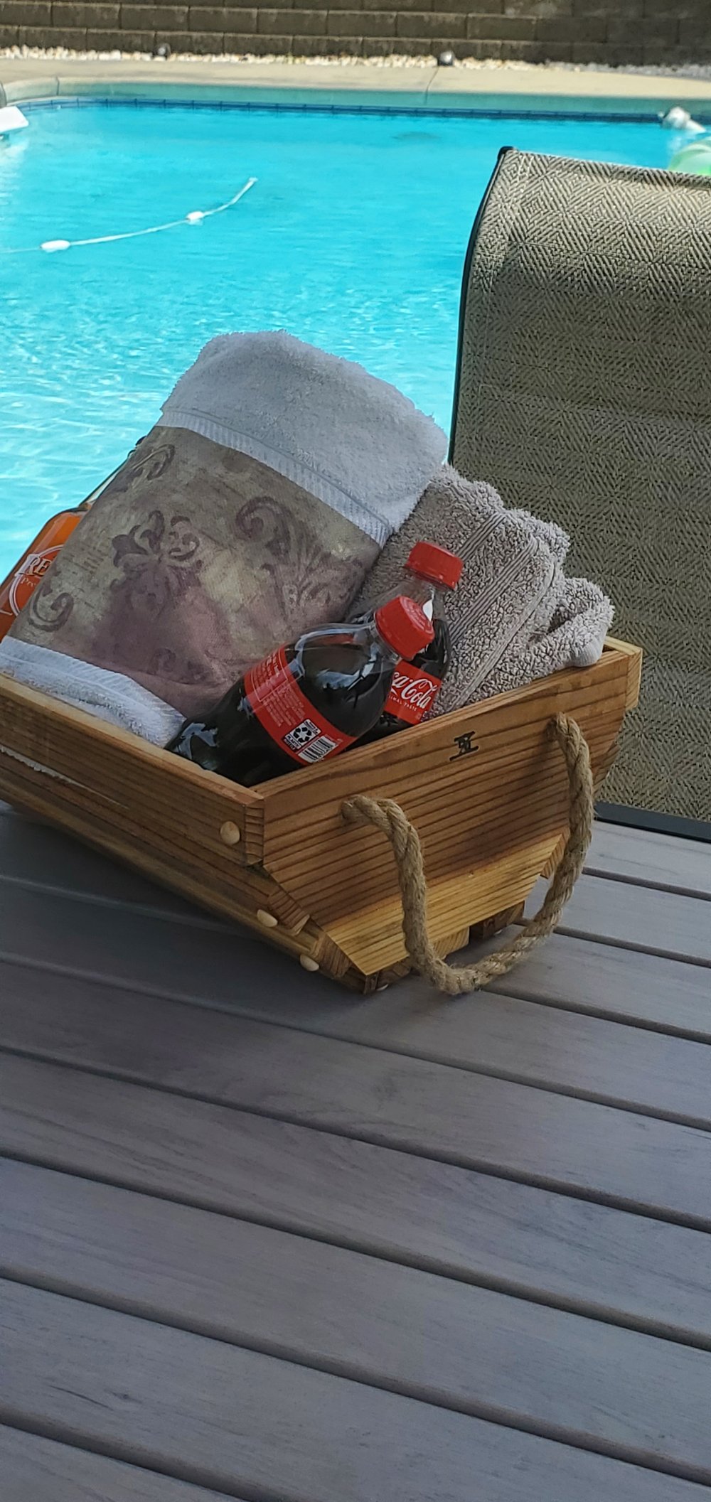 Solid Wood Rustic Baskets