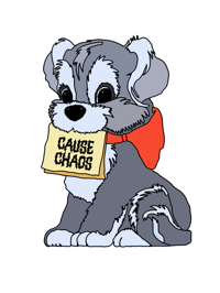 Image of CAUSE CHAOS! STICKER