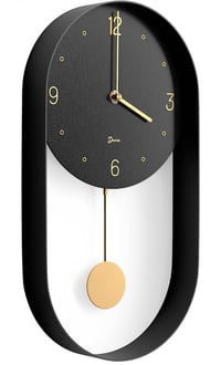 Image 3 of Minimalistic Pendulum Wall Clock  with 8 Inch Face 