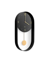 Image 1 of Minimalistic Pendulum Wall Clock  with 8 Inch Face 