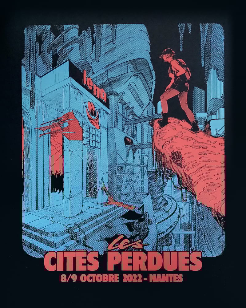 Image of Les Cités Perdues - Sérigraphie 50 x 70 cm