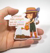 Image 2 of Sticker "J'arrose mon potager"