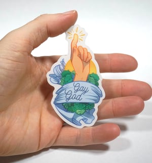 Image of Sticker "Gay God"