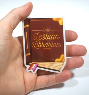 Image of Sticker "The lesbian librarian"