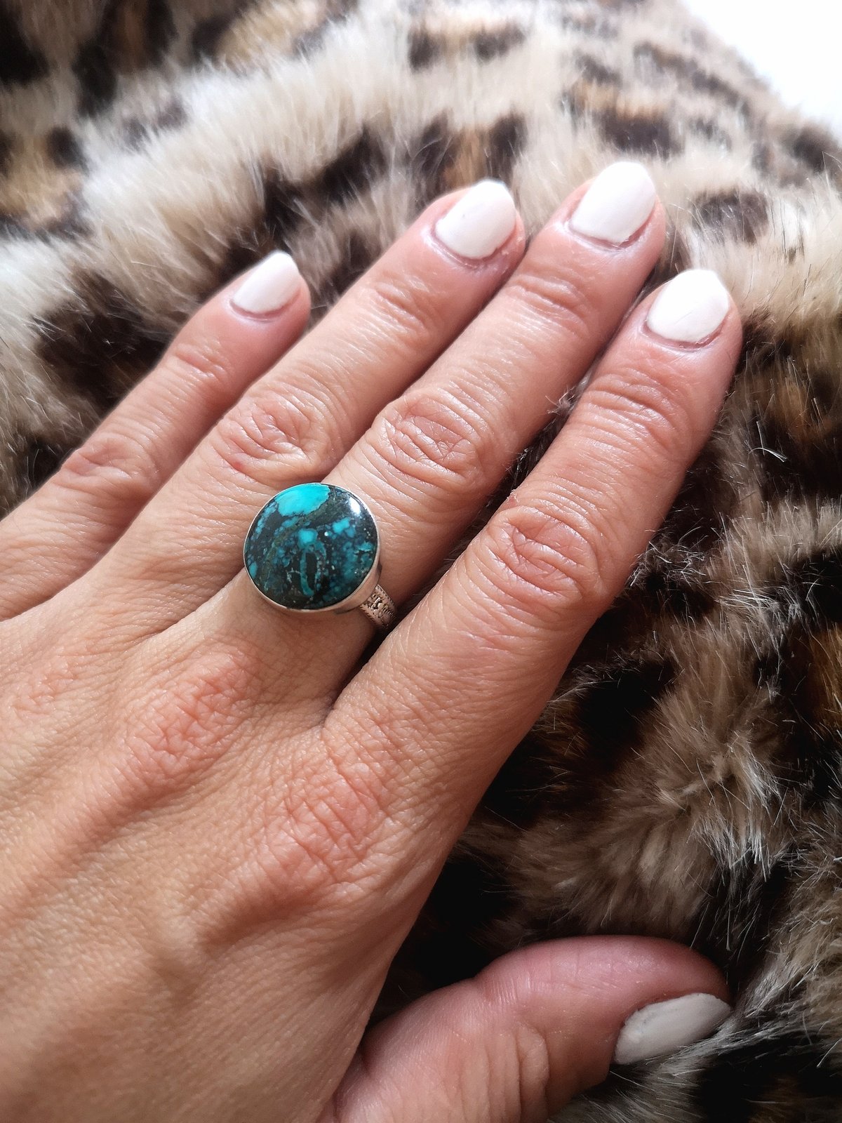 narayan Bague turquoise du tibet taille 56 ref. ZZZ