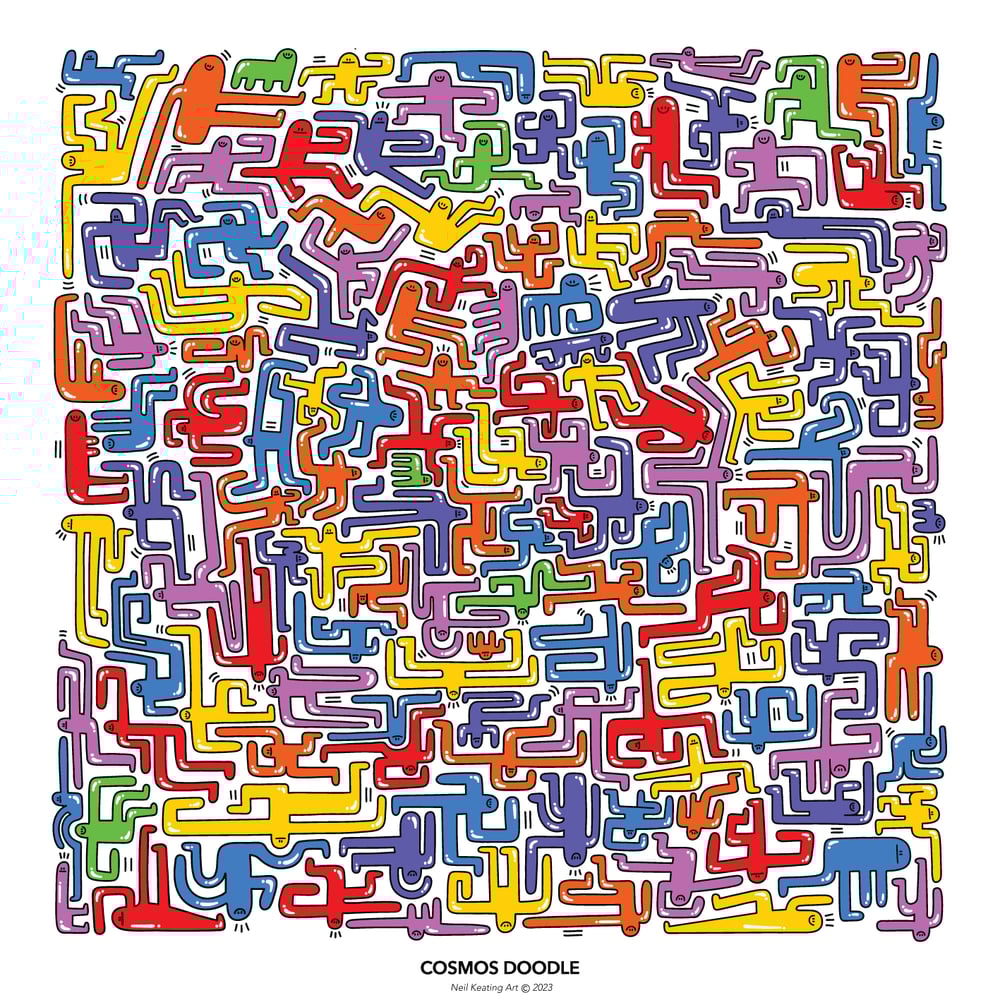 Cosmos Doodle #1 - Fine Art Giclée Print