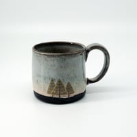 Image 1 of Black Ceramic Pine Trees Mug