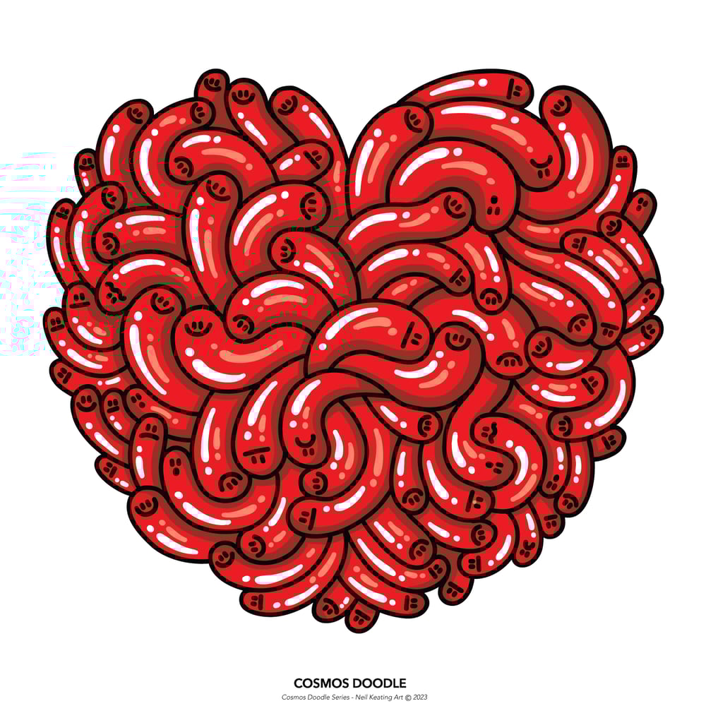Cosmos Doodle #4 Fine Art Giclee Print