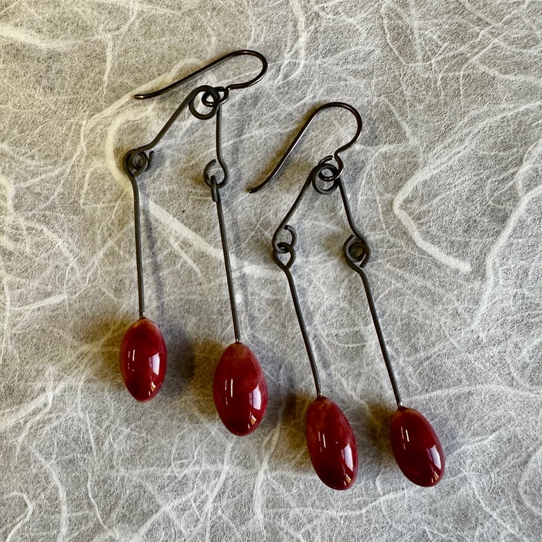 Image of Rosey Drops earrings