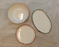 Image 4 of Hand Crafted Ceramic Oval Serving Platter