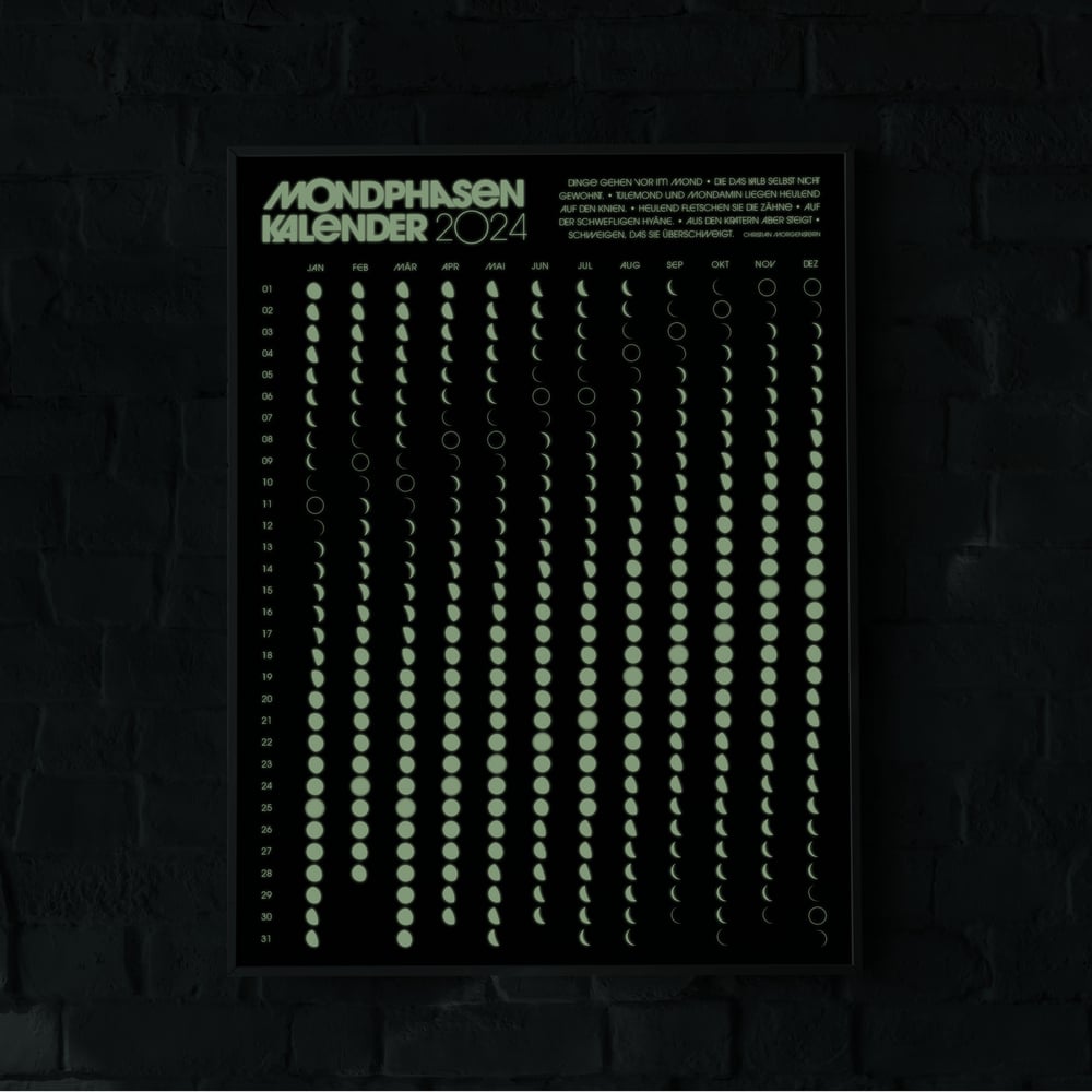 MONDPHASENKALENDER 2024