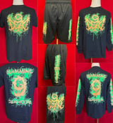 Image of Officially Licensed 9 Dead "Slamming Deathcore" Logo Short/Long Sleeves Shirts And Shorts!