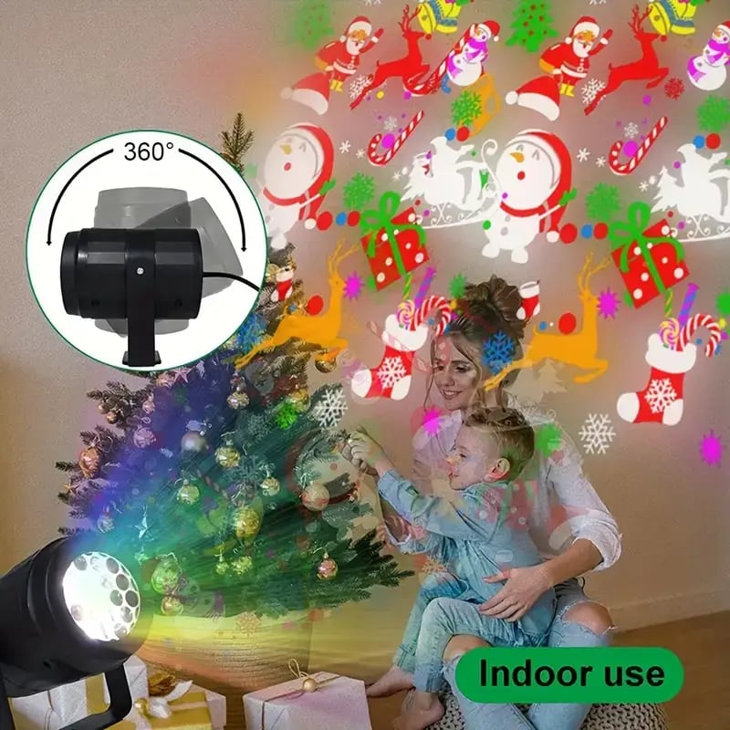 FestiveGlow Christmas LED Projection Illuminate