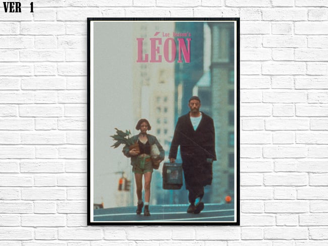 LÉON | movie posters by laura shasta
