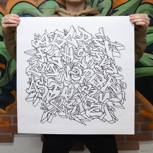 Image of Wildstyle Alphabet Poster