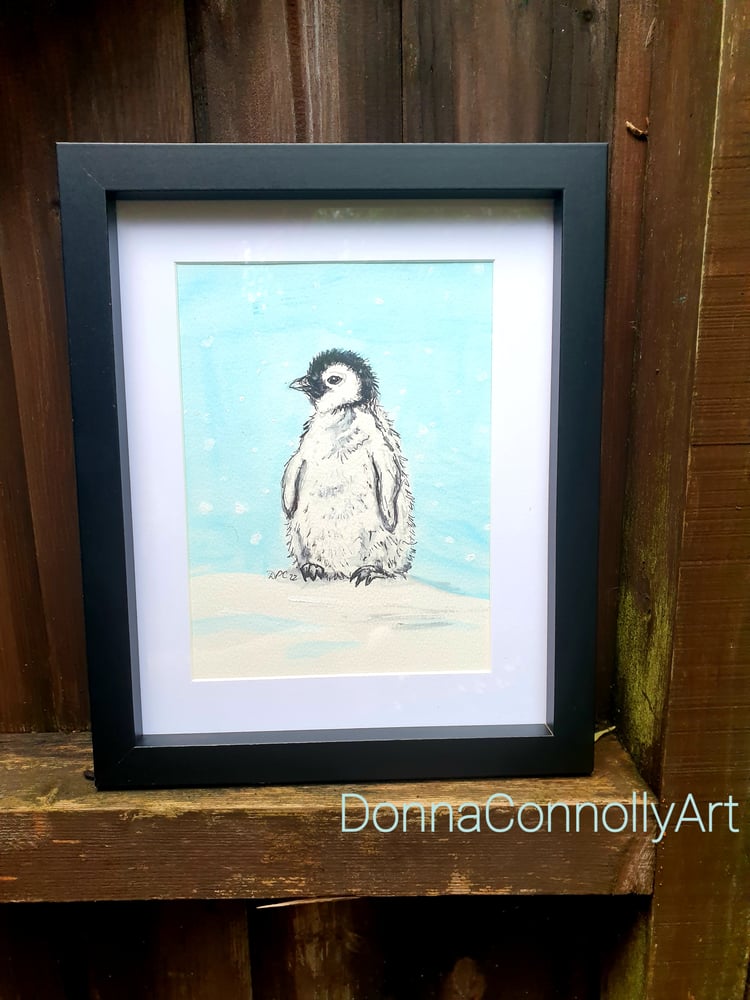 Image of Original penguin painting