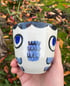 OWL CERAMIC CUP BLACK & BLUE Image 4