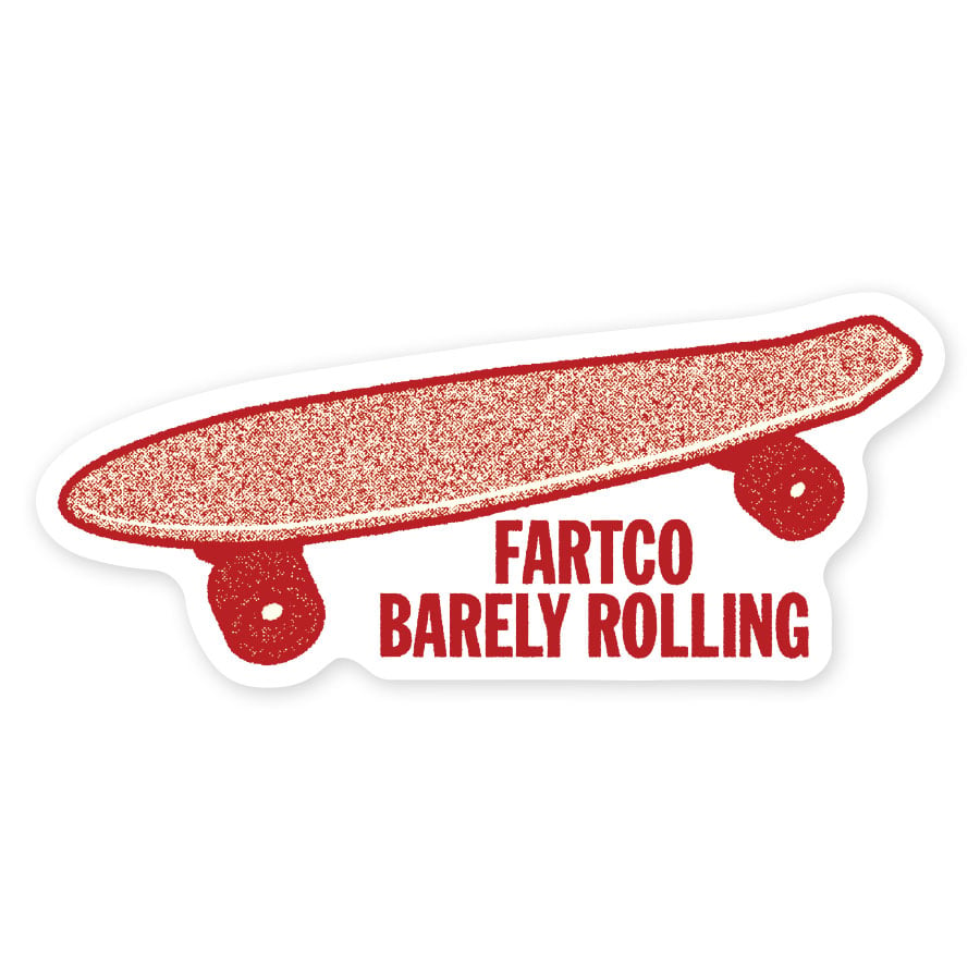 Image of Barely Rolling Sticker